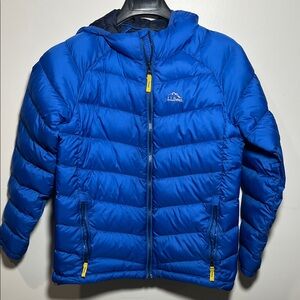 L.L. Bean Kids Vibrant Blue Puffer Coat,